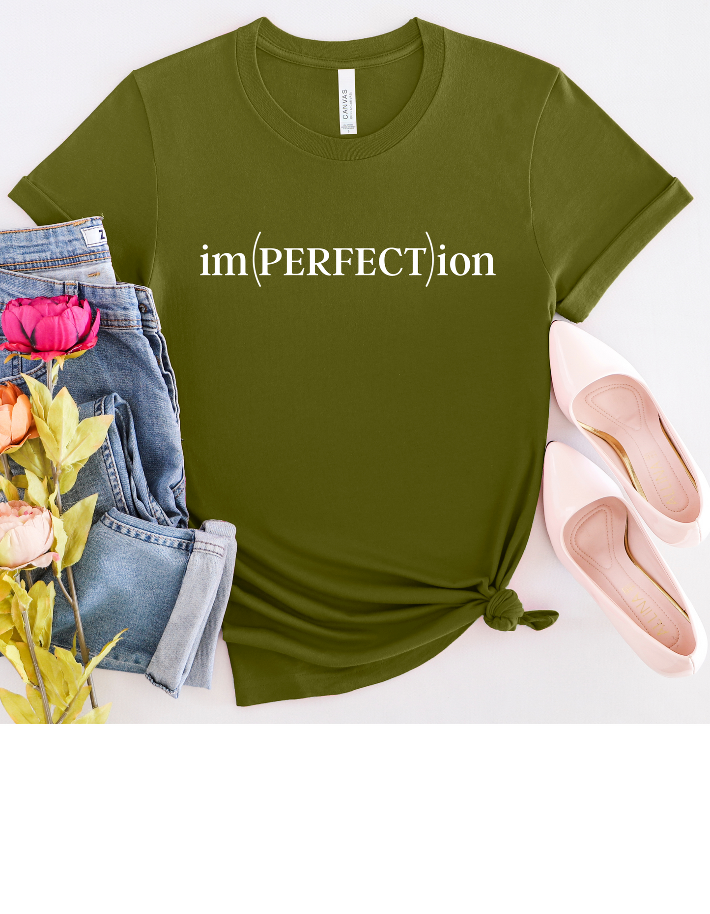 im(PERFECT)ion T-Shirt Olive