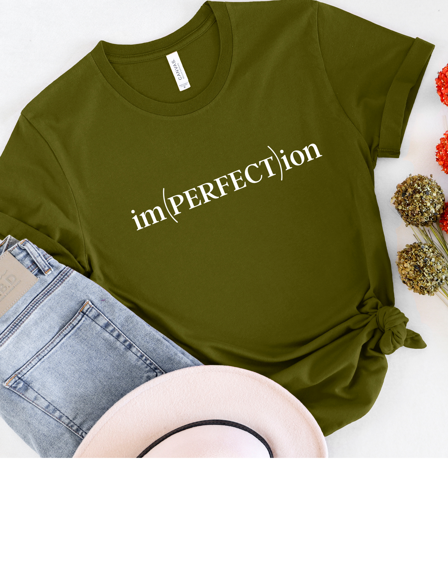 im(PERFECT)ion T-Shirt Olive